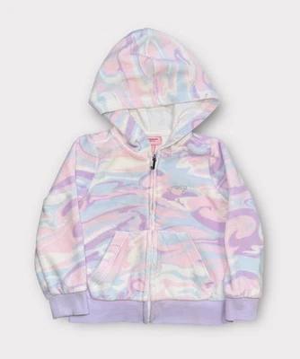 Juicy Couture Sweatshirt Girls 2T Full Zip Hoodie Velour Y2K Toddler - Image 1 of 4