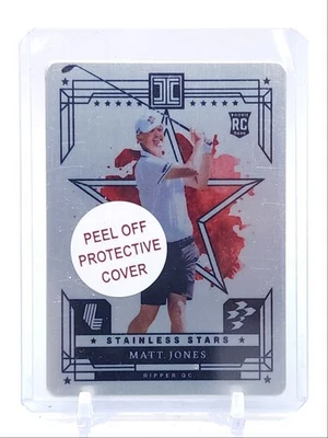 MATT JONES 2024 IMPECCABLE LIV GOLF STAINLESS STARS ROOKIE RC /54 Q0902 - Image 1 of 2