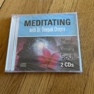 Meditating with Dr. Deepak Chopra 2 CD Set - NEW - Picture 1 of 2