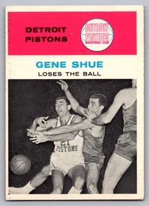 1961-62 FLEER #64 GENE SHUE LOSES THE BALL - Picture 1 of 3