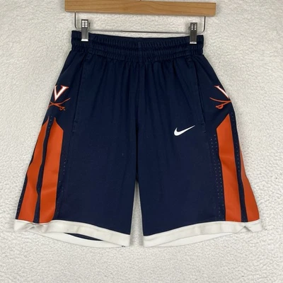 Nike Virginia Cavaliers Basketball Shorts Men Large Navy Blue Team Issue - Image 1 of 4