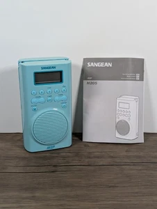 Sangean H205 AM/FM Alerta Meteorológica Impermeable Ducha Radio Turquesa NUEVA CAJA ABIERTA - Imagen 1 de 8