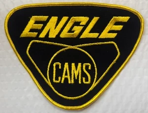 Vintage Embroidered Sew-On Patch "ENGLE CAMS" 6.75" x 5" * NEW OLD STOCK - Picture 1 of 3