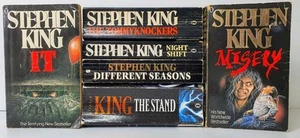 Stephen King 6x Vintage First Edition Book Lot Horror Fantasy Thriller Fiction - Picture 1 of 22