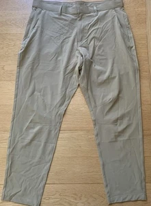 Fabletics The Only Pant Mens 36x32 (30)) Performance Stretch Classic Fit Beige - Picture 1 of 10