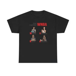 I Support WNBA T-Shirt - Lustiges Basketball Fan Grafik Tee - Bild 1 von 3