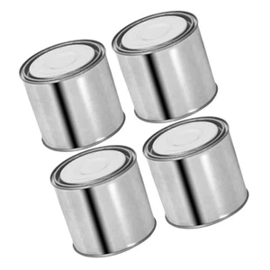  Contenedor de metal con cubos industriales de 4 galones vacíos con tapas latas de pintura - Imagen 1 de 16