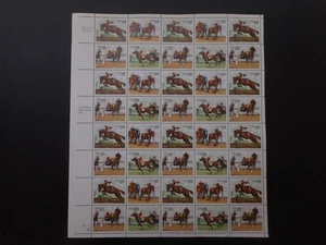 Scott 2756-59, 29 cent, Sporting Horses, Sheet - Picture 1 of 2