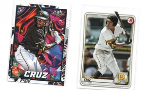 2020 Bowman Prospect ONEIL CRUZ #BP-111 & 2022 TOPPS FIRE RC #133 PIRATES - Picture 1 of 1