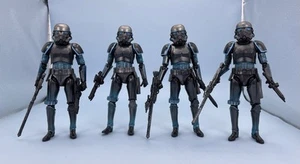 Star Wars The Black Series Shadow Stormtrooper Figur 4 Stück - Bild 1 von 5
