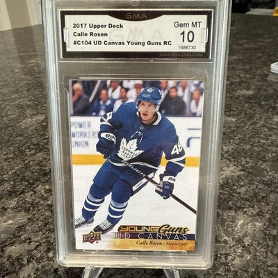 2017-18 Upper Deck - Ud Canvas Young Guns Calle Rosen #C104 (RC) - Image 1 of 2