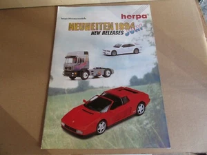 395L Herpa Brochure New Releases June 1994 Of 4 Pages 21 X 29.7 Cm - Picture 1 of 3