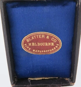 Rare Early 1900s Blatter & Co, Melbourne, Pipe Manufactures Display Box. - Picture 1 of 3