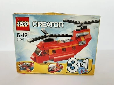 New Lego Creator #31003 Red Rotors Helicopter Airplane Boat - Image 1 of 3