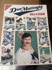 DON MATTINGLY Nabisco All-Star Topps 1989 Uncut Display Sheet