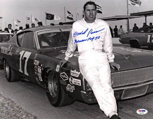 David Pearson SIGNED 11x14 Photo + NASCAR Top 50 LEGEND PSA/DNA AUTOGRAPHED - Picture 1 of 1