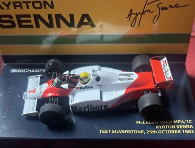 Minichamps 1:43 McLAREN FORD MP4-1C AYRTON SENNA SIVERSTONE 1983 - 540834307 - Image 1 of 4