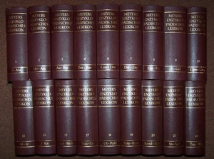 Meyers enzyklopädisches Lexikon in 24 von 26 Bänden antik buch gebunden deutsch - Bild 1 von 12