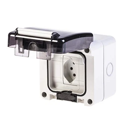 SCAME Protecta – Steckdose Oberfläche M95 Schweizer 10 A 250 V - Bild 1 von 4