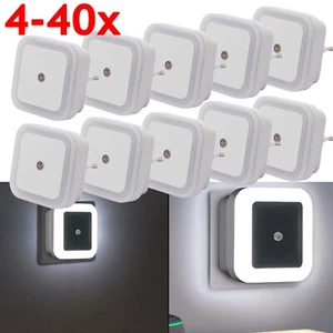 40X LED Nachtlicht Steckdose mit Dämmerungssensor Licht Treppen Sensor Notlicht - Bild 1 von 33