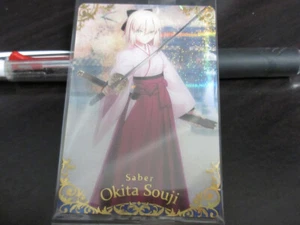 Fate Grand Order FGO Wafer Card ST05 Okita Souji Saber - Picture 1 of 2