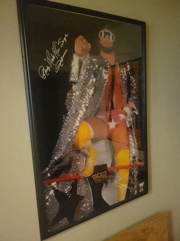 Vintage 1988 WWF Catalog Event Poster MACHO MAN Randy Savage 24x36 WWE WCW nWo Cover