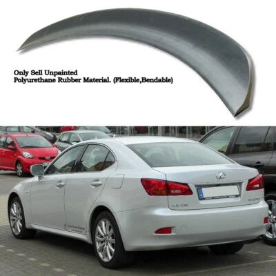 Duckbill 255Y Rear Trunk Spoiler Wing Fits 2006~2013 Lexus IS250 IS350 Sedan - Imagem 1 de 4