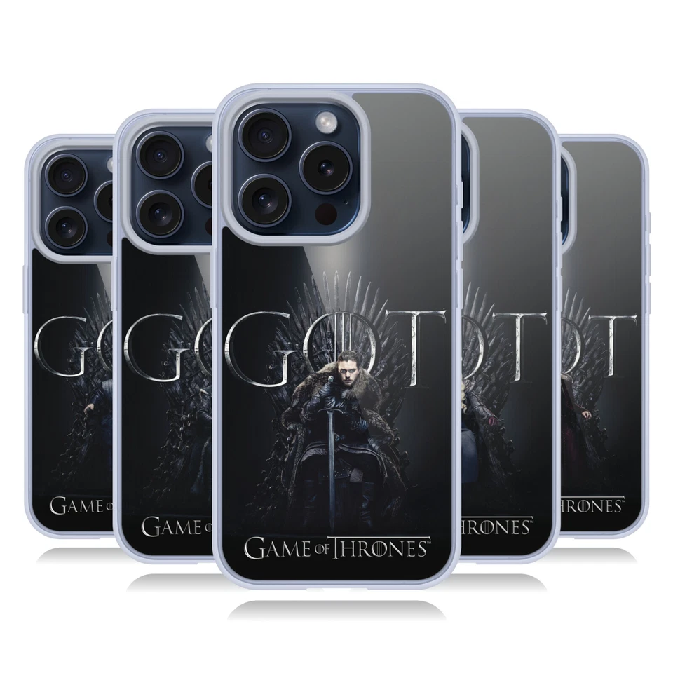 HBO GAME OF THRONES SEASON 8 FOR THE THRONE 1 GEL CASE FOR APPLE iPHONE PHONES - Image 1 of 4