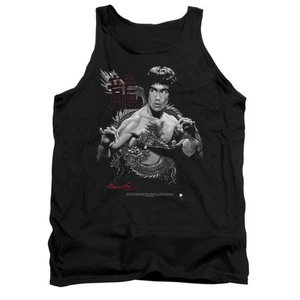 BRUCE LEE THE DRAGON Licensed Adult Men's Graphic Tank Top Sleeveless SM-2XL - Picture 1 of 2