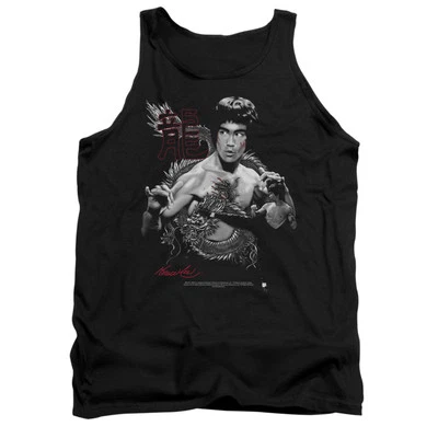 Camiseta sin mangas gráfica para hombre adulto con licencia Bruce Lee The Dragon SM-2XL Foto 1 de 2