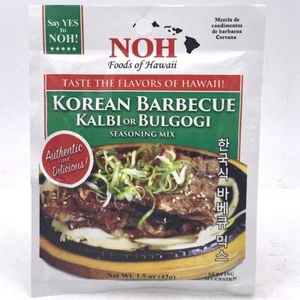 Noh Food Of Hawaii Korean Barbecue (Kalbi Or Bulgogi) Seasoning Mix 42g - Picture 1 of 5
