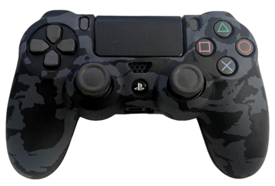 Silicone Cover For PS4 Controller Case Skin - Black Camo - Bild 1 von 3
