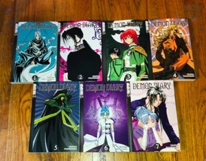 Demon Diary Volumen 1-7 COMPLETO Chi Hyong Manga Inglés Manhwa Tokyopop Fuera de imprenta - Imagen 1 de 1