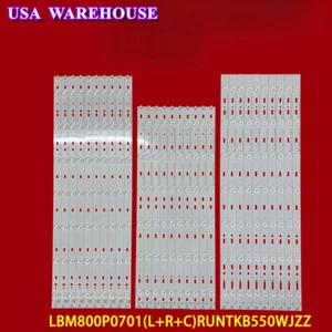 Led Strips For Sharp LC-80LE661U LCD-80X7000A LC-80LE657E LC-80UE30U 2014SDP80 - Picture 1 of 4