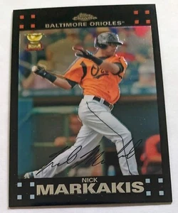 NICK MARKAKIS, 2007 TOPPS CHROME #57, ORIOLES - Picture 1 of 3