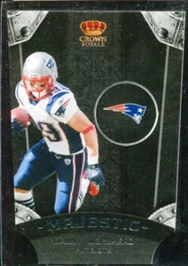 2011 Panini Crown Royale Majestic Die-Cut Danny Woodhead #4 New England Patriots - Picture 1 of 3
