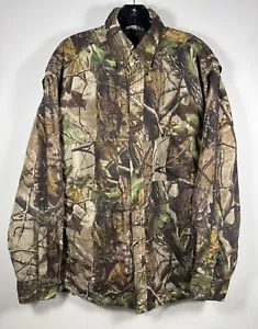 RedHead Medium Realtree APG Camo Long Sleeve Button Up Fishing Hunting Shirt - Picture 1 of 19
