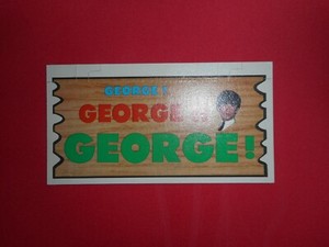 1964 BEATLES PLAK CARD #45  TOPPS  