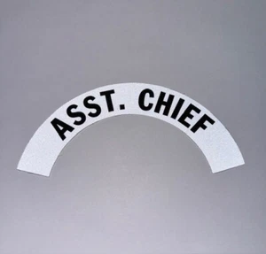 HELMET DECALS - ASST. CHIEF - Picture 1 of 1