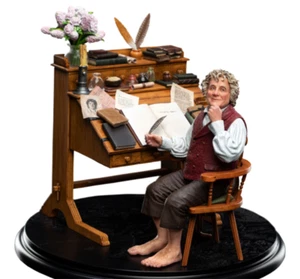Weta The Lord of the Rings BILBO BAGGINS AT HIS DESK 1/6 Statue Polystone Stock - Picture 1 of 12