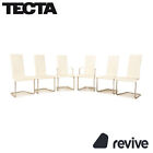 Zestaw 6 skórzanych krzeseł kremowych Tecta B25