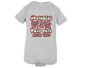 FINGERS SMALL WRAP PAPA Lap Shoulder Creepers RABBIT SKINS Newborn To 24Mo BEST - Picture 1 of 12