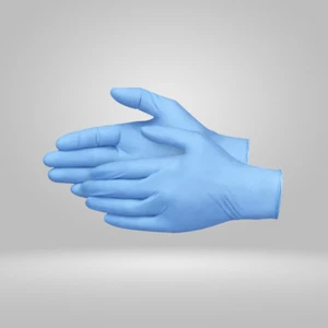 Blue Disposable Exam/Cleaning Gloves 5 Mil Powder Latex Free, XLarge 100 pcs/box - Picture 1 of 5
