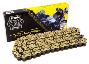 TRIPLE S MOTORRAD GOLD O-RING KETTE 520-102 TEILUNG & GLIED - Bild 1 von 2