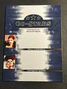 2012 Foglia Pop Century Blu PROVA MANCANTE AUTO & #/5 Nell Campbell Patricia Quinn - Foto 1 di 2