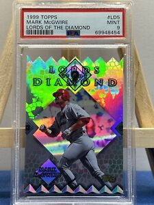 1999 Topps MARK MCGWIRE Lords of the Diamond #LD5 PSA 9 Die Cut Insert Cardinals
