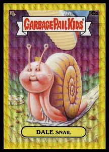Cubo de basura cromado Topps 2021 para niños serie 4 Dale Snail Yellow Wave/275 #145a - Imagen 1 de 2