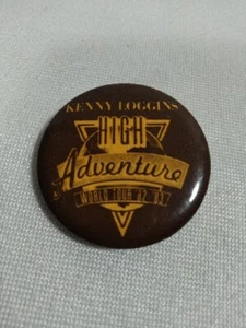 Kenny Loggins Pinback Button High Adventure, World Tour, 82–83 1 1/2" - Picture 1 of 2