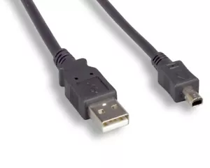 6 Foot USB 2.0 Cable, A Male To Mini B, 4 Pin Male - Picture 1 of 1