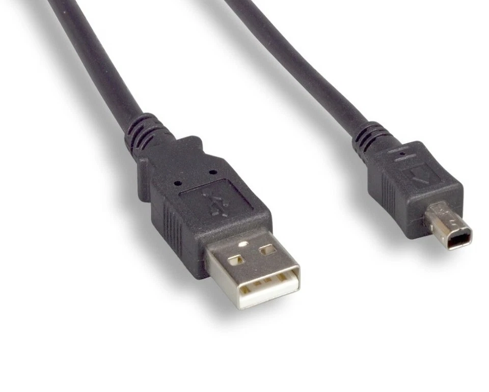 6 Foot USB 2.0 Cable, A Male To Mini B, 4 Pin Male - Image 1 of 1